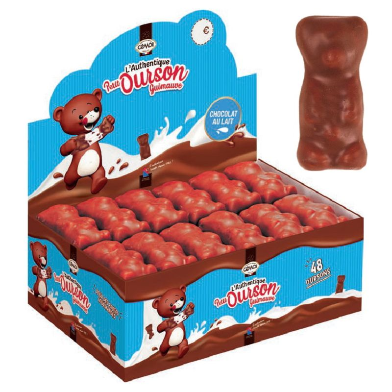 Ourson guimauve chocolat