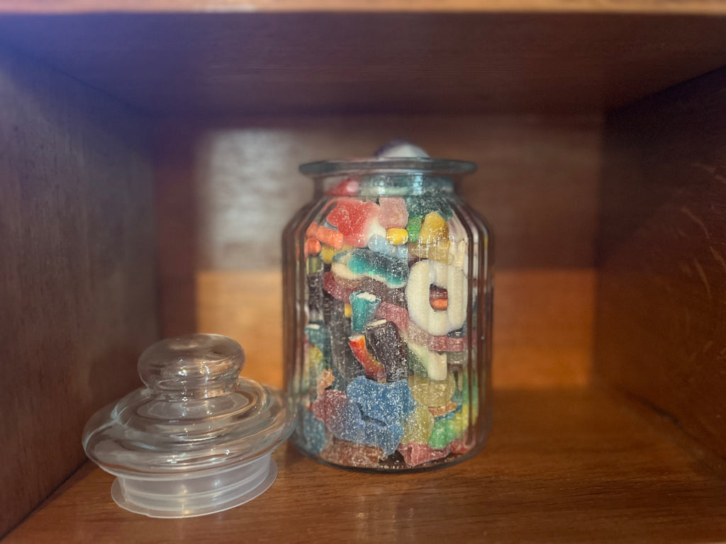 Bonbonnière en verre