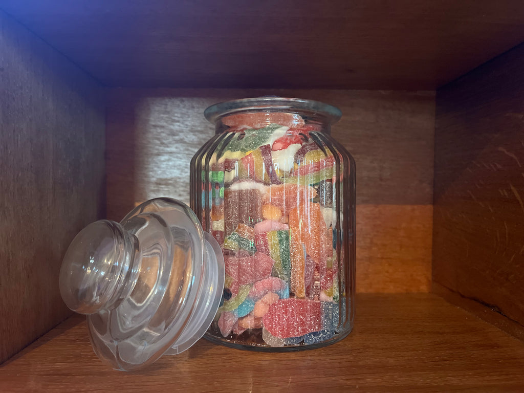 Bonbonnière en verre