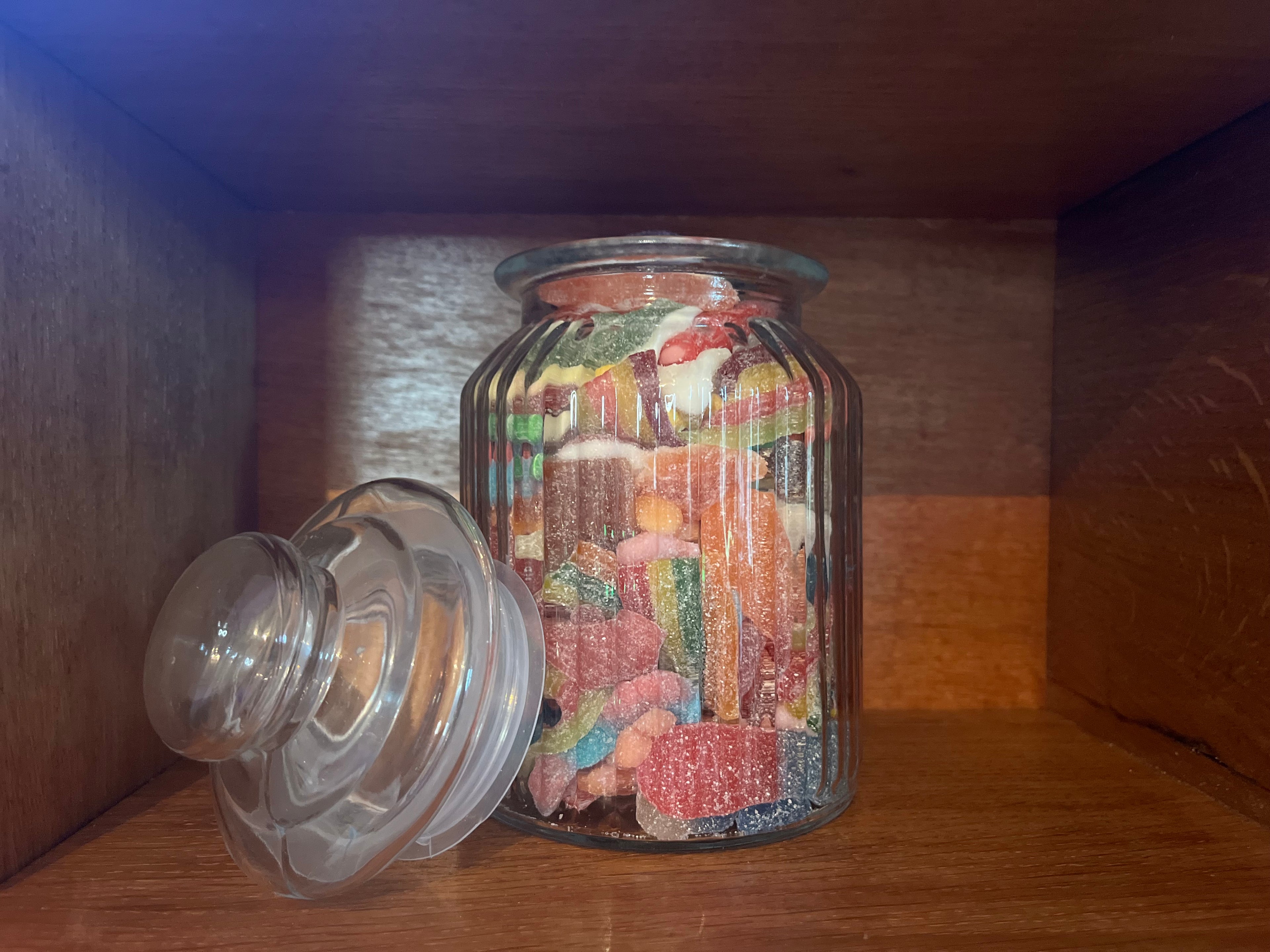 Bonbonnière en verre