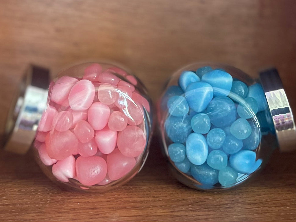 Mini bonbonnière en verre  baby shower