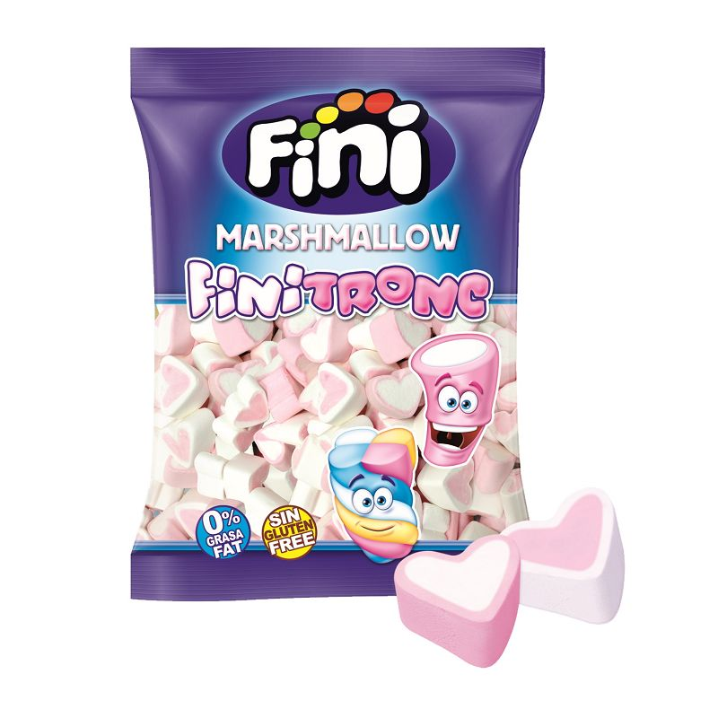 Finitronc Coeurs en guimauve bicolores