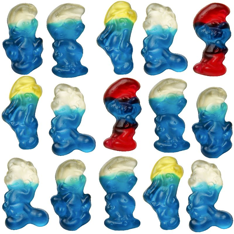 Schtroumpfs lisse haribo