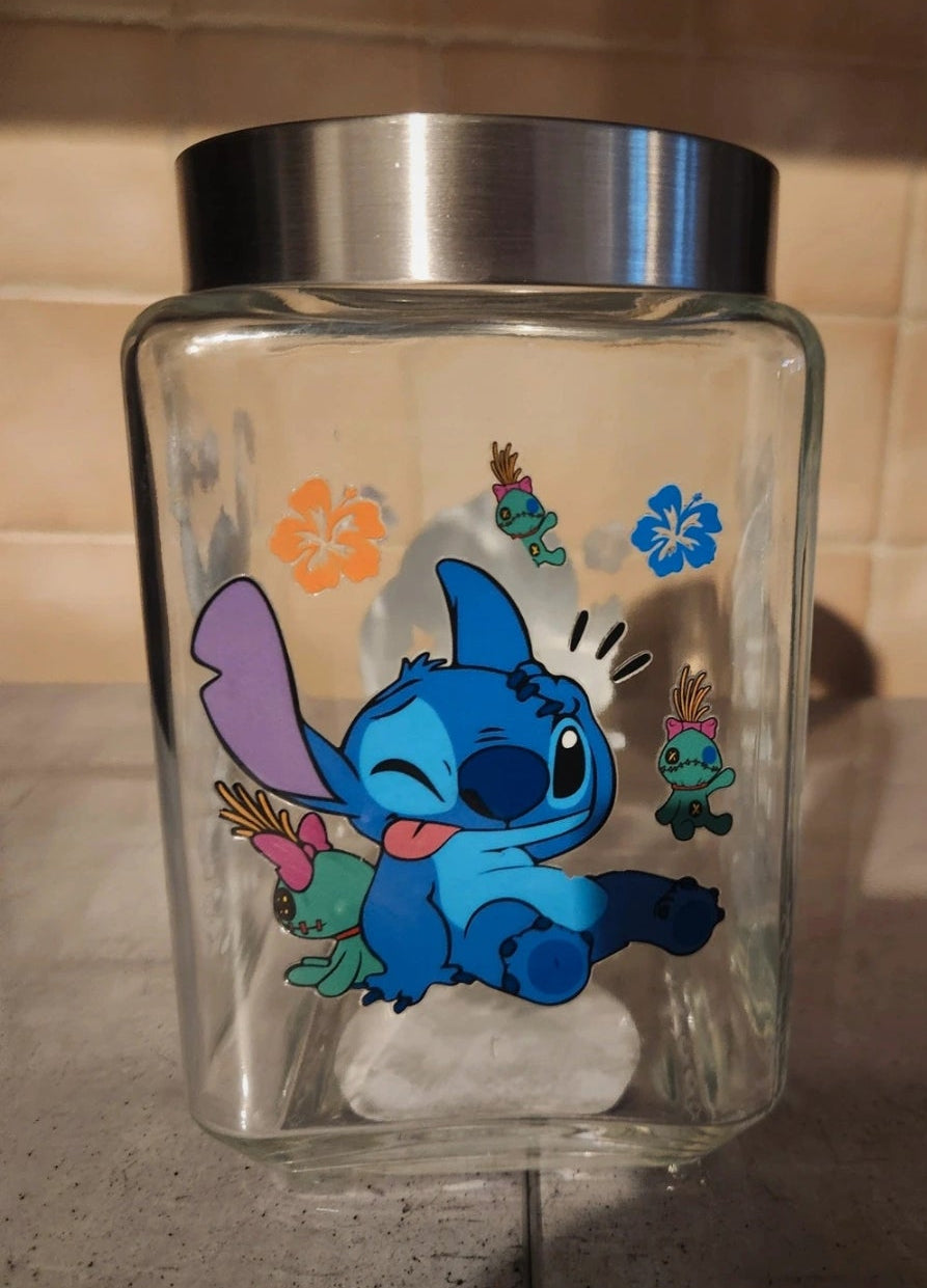 bonbonnière stitch en verre